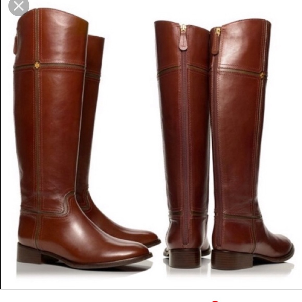 Tory Burch Juliet Riding Boots.